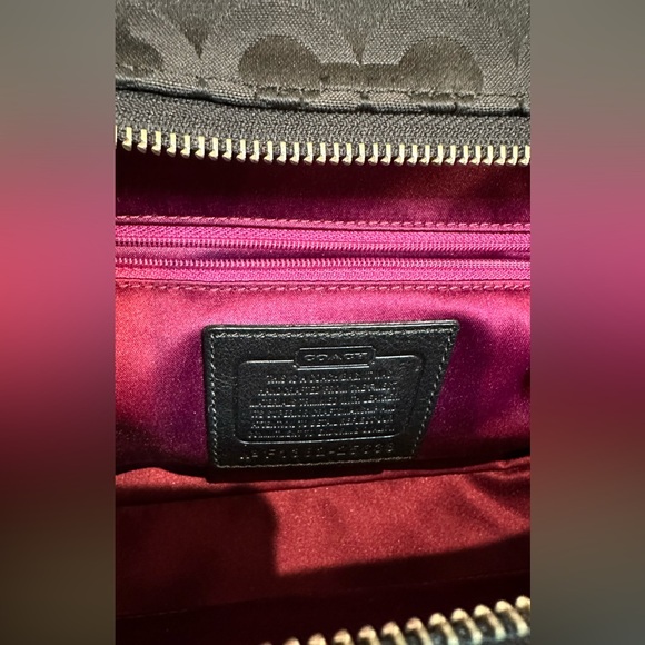 Coach Madison Madeline Satchel with the Op Art Sateen signature 'C' pattern - Picture 3 of 6